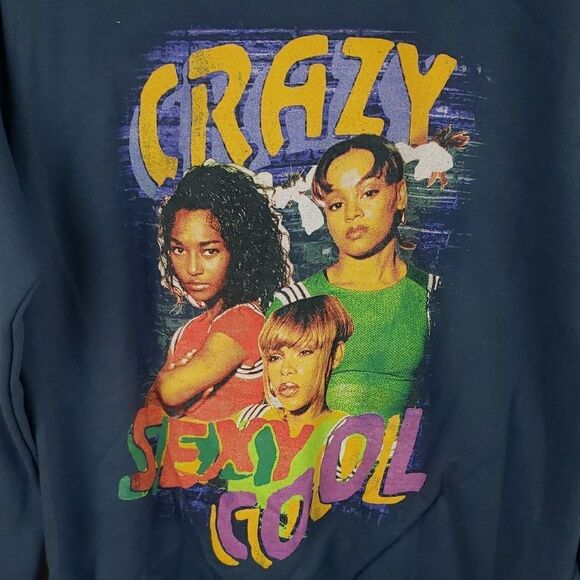 TLC Crazy Sexy Cool Blue Women's Small Sweatshirt - Picture 2 of 6